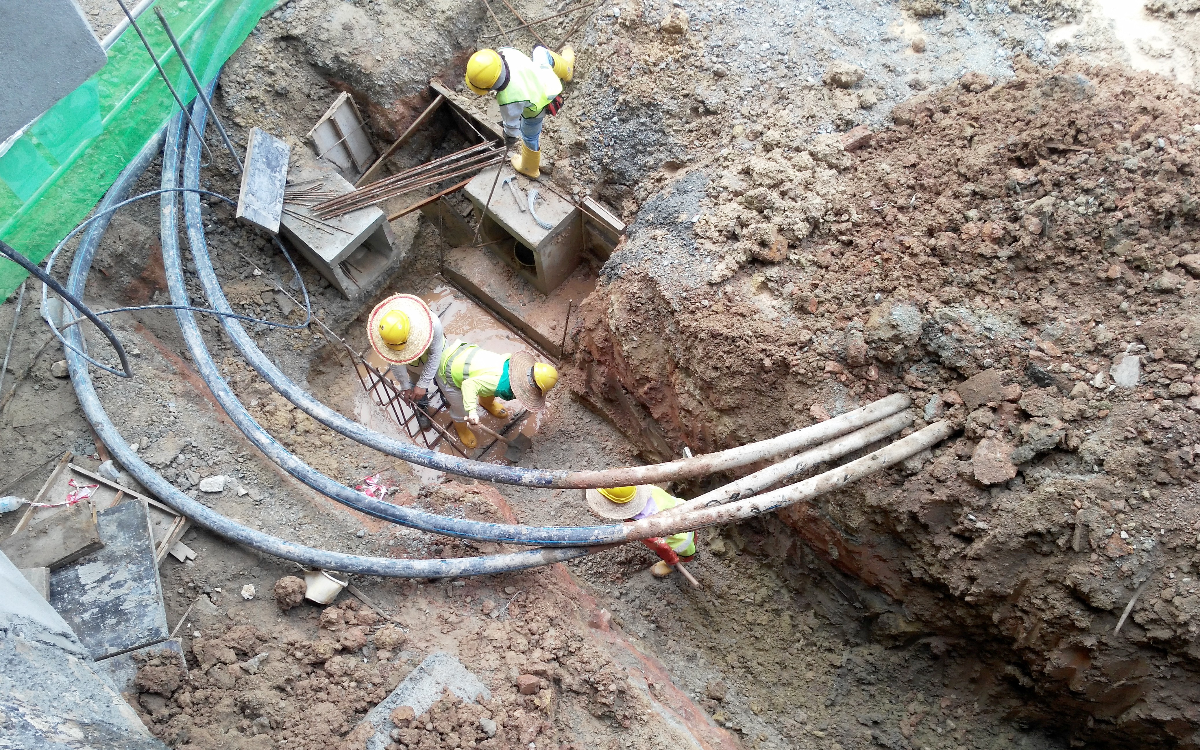 Electric Cable Ducting Underground