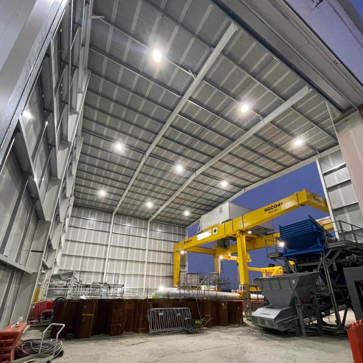 45m Tunnelling Shaft Lighting – Central Interceptor